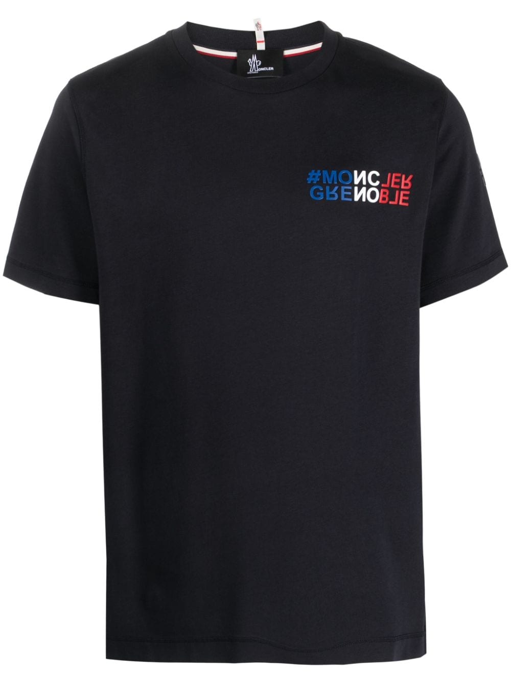 Moncler Grenoble Mountain logo-print cotton T-Shirt - Blue von Moncler Grenoble