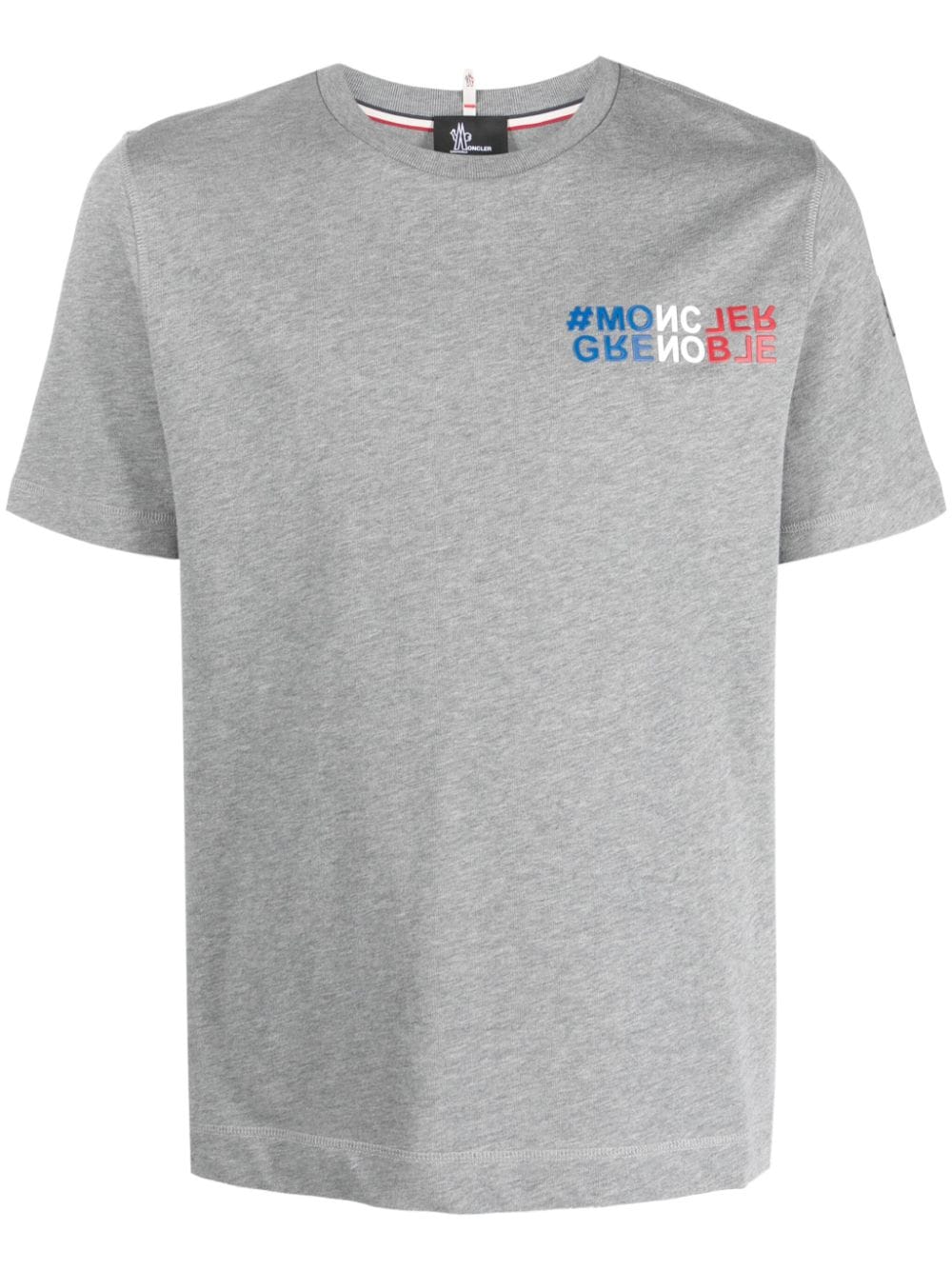 Moncler Grenoble Mountain logo-print cotton T-Shirt - Grey von Moncler Grenoble