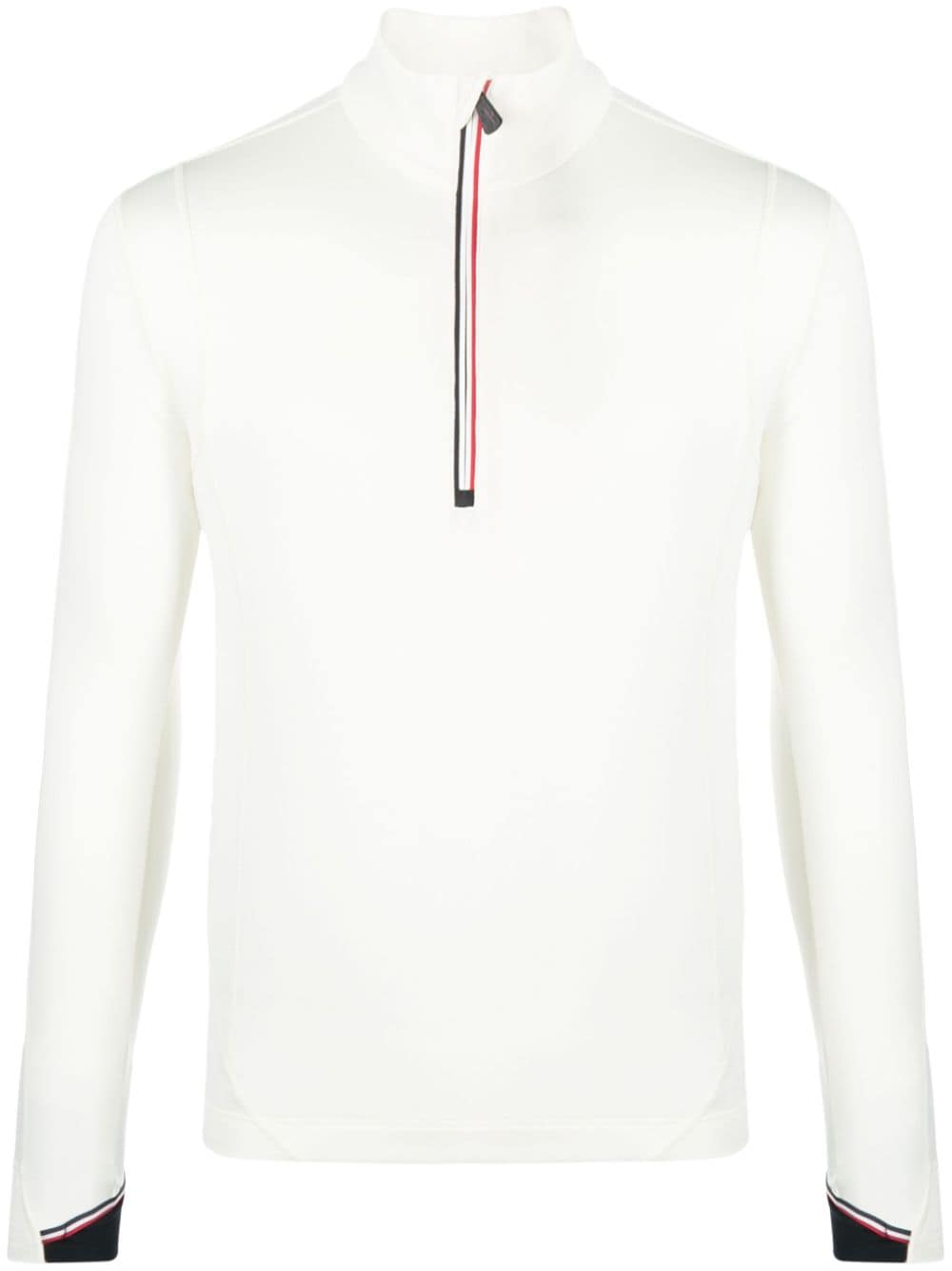 Moncler Grenoble half-zip high-neck sweatshirt - Neutrals von Moncler Grenoble