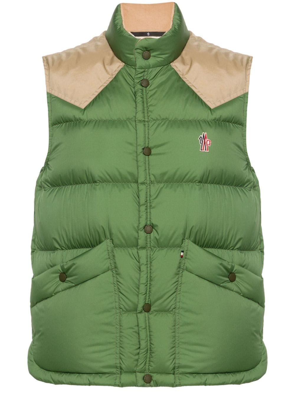 Moncler Grenoble Veny down gilet - Green von Moncler Grenoble