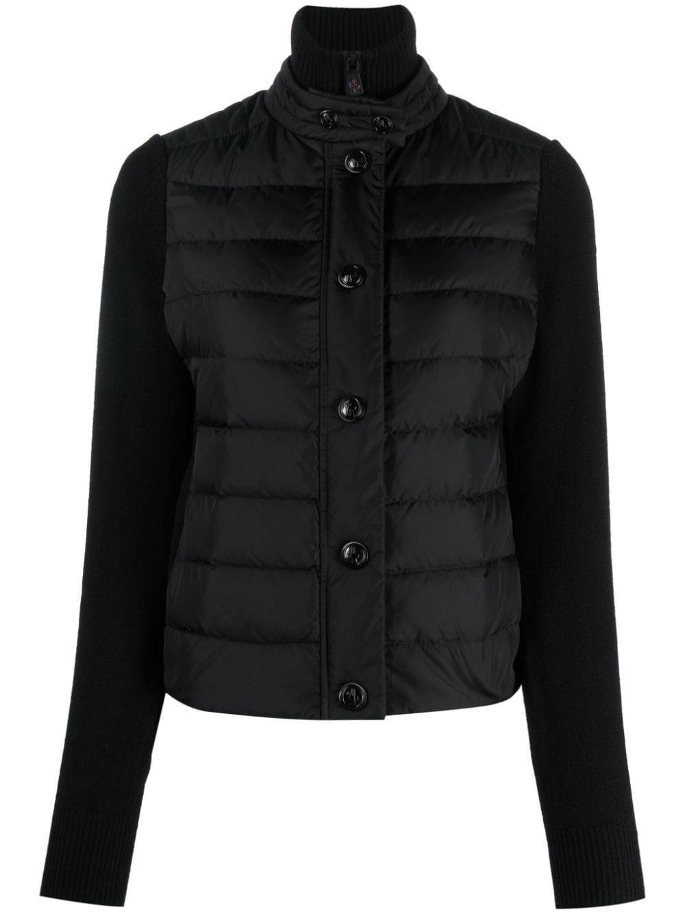 Moncler Grenoble logo-patch padded-panel jacket - Black von Moncler Grenoble