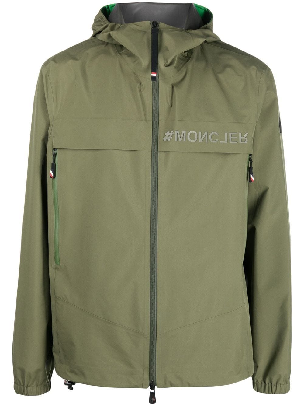 Moncler Grenoble logo-print jacket - Green von Moncler Grenoble