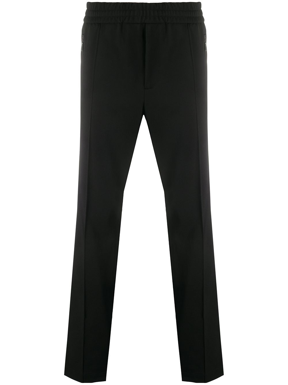 Moncler Grenoble mid-rise straight leg trousers - Black von Moncler Grenoble