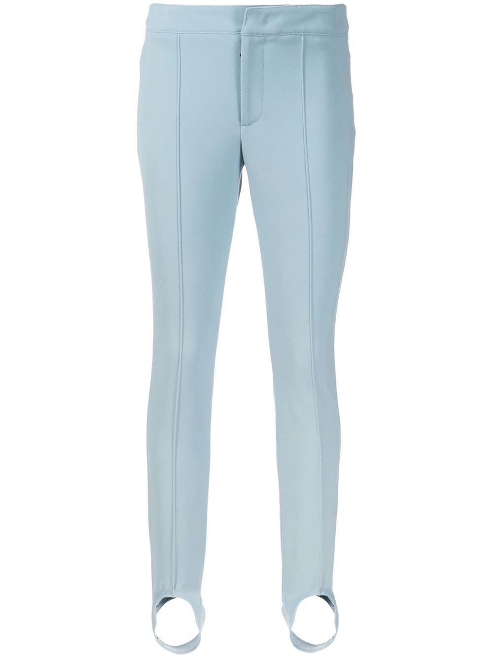 Moncler Grenoble slim-fit stirrup trousers - Blue von Moncler Grenoble