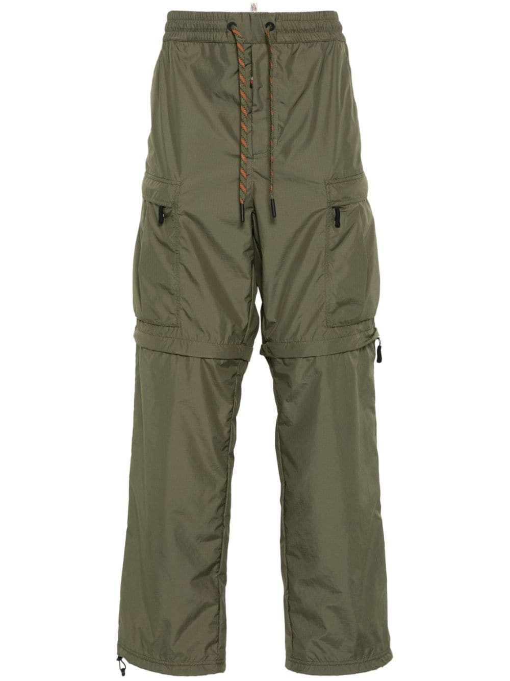 Moncler Grenoble straigh-leg adjustable trousers - Green von Moncler Grenoble