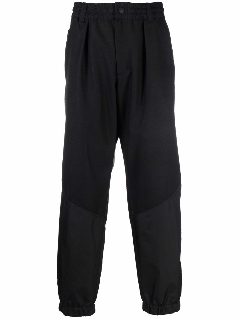 Moncler Grenoble straight-leg wool trousers - Black von Moncler Grenoble