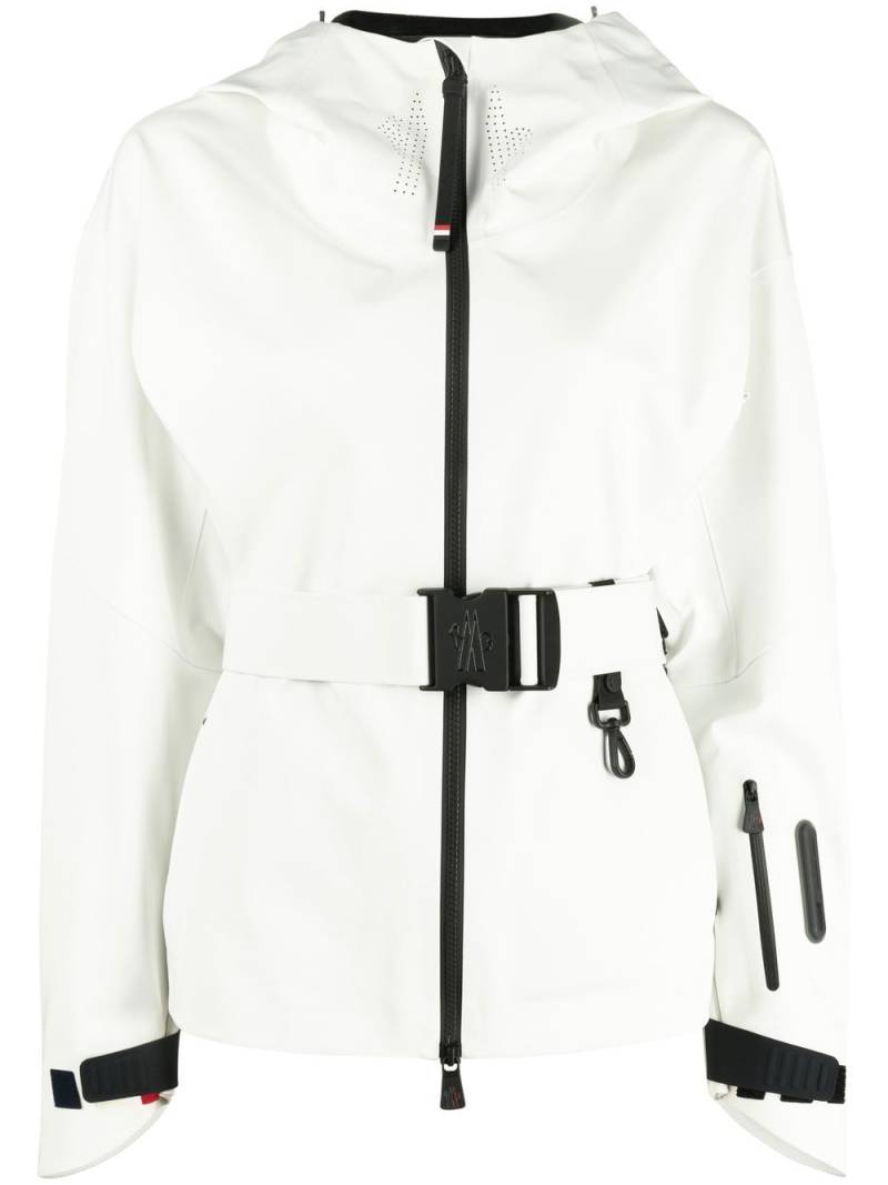 Moncler Grenoble zip-fastening hooded jacket - White von Moncler Grenoble