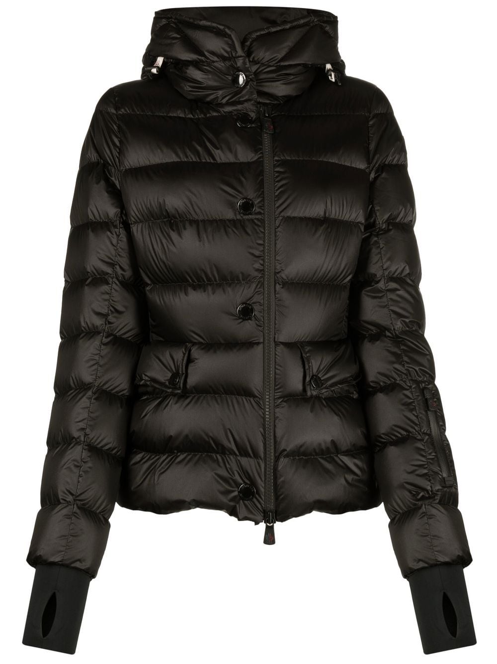 Moncler Grenoble zip-fastening padded jacket - Black von Moncler Grenoble