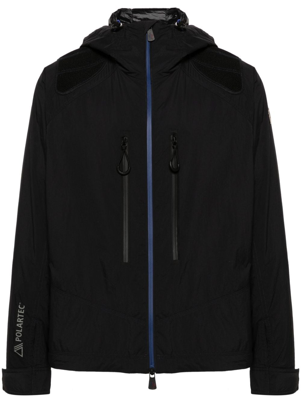 Moncler Grenoble zip-up hooded jacket - Black von Moncler Grenoble