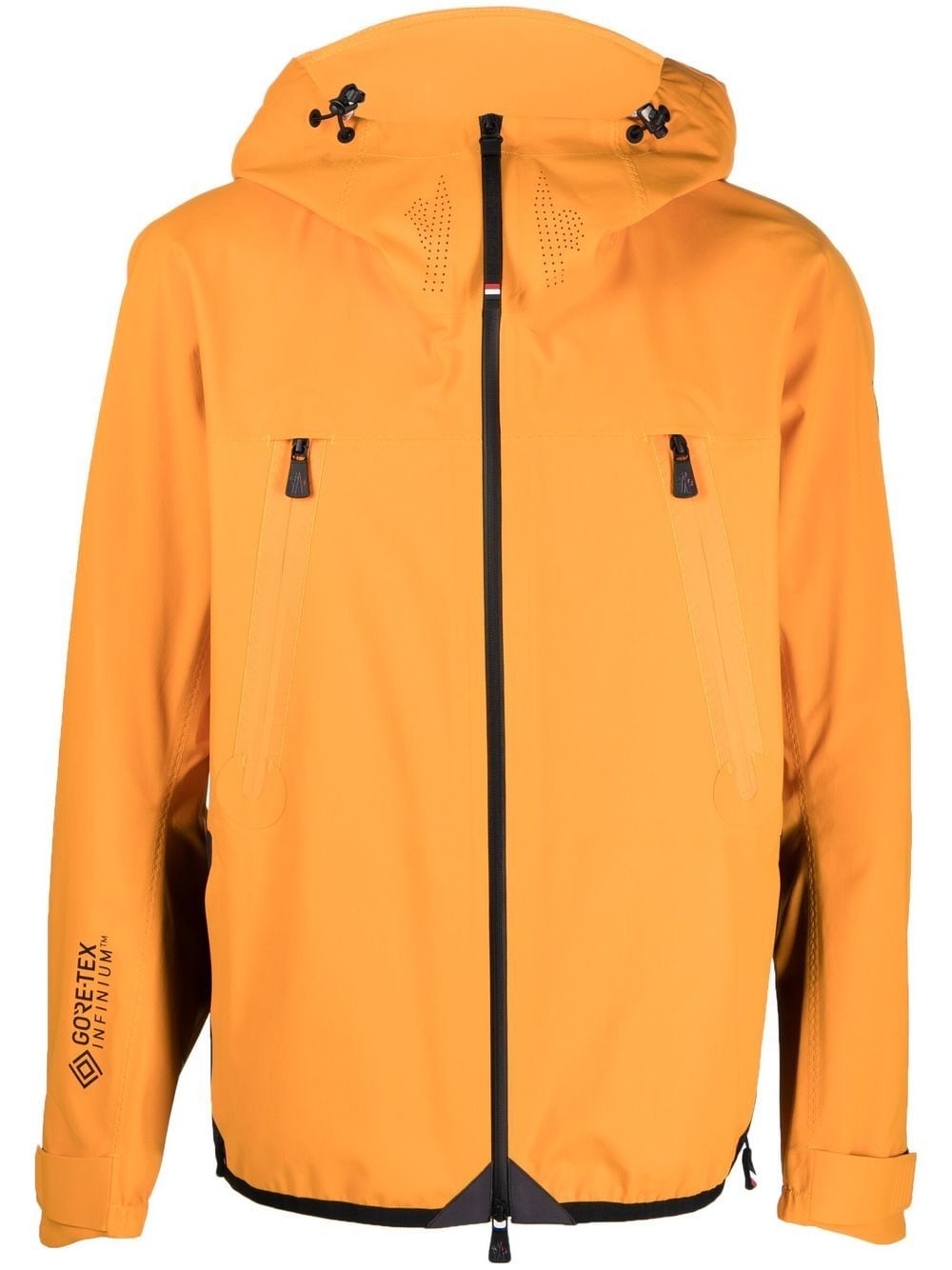 Moncler Grenoble zip-up hooded jacket - Orange von Moncler Grenoble