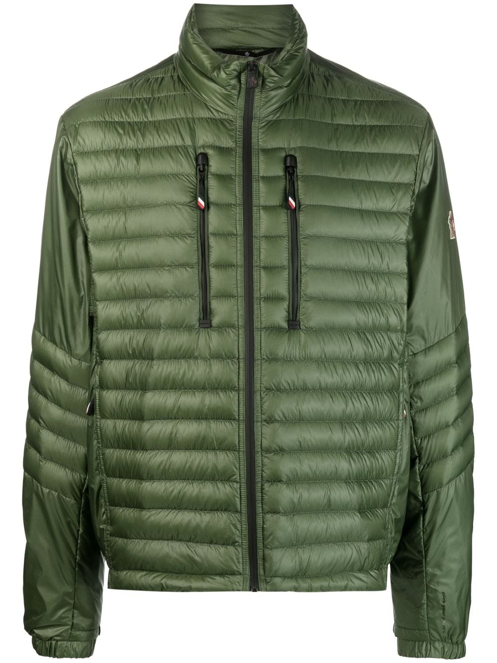Moncler Grenoble zipped-up quilted jacket - Green von Moncler Grenoble