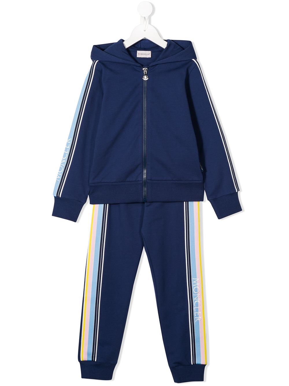 Moncler Enfant hooded tracksuit set - Blue von Moncler Enfant