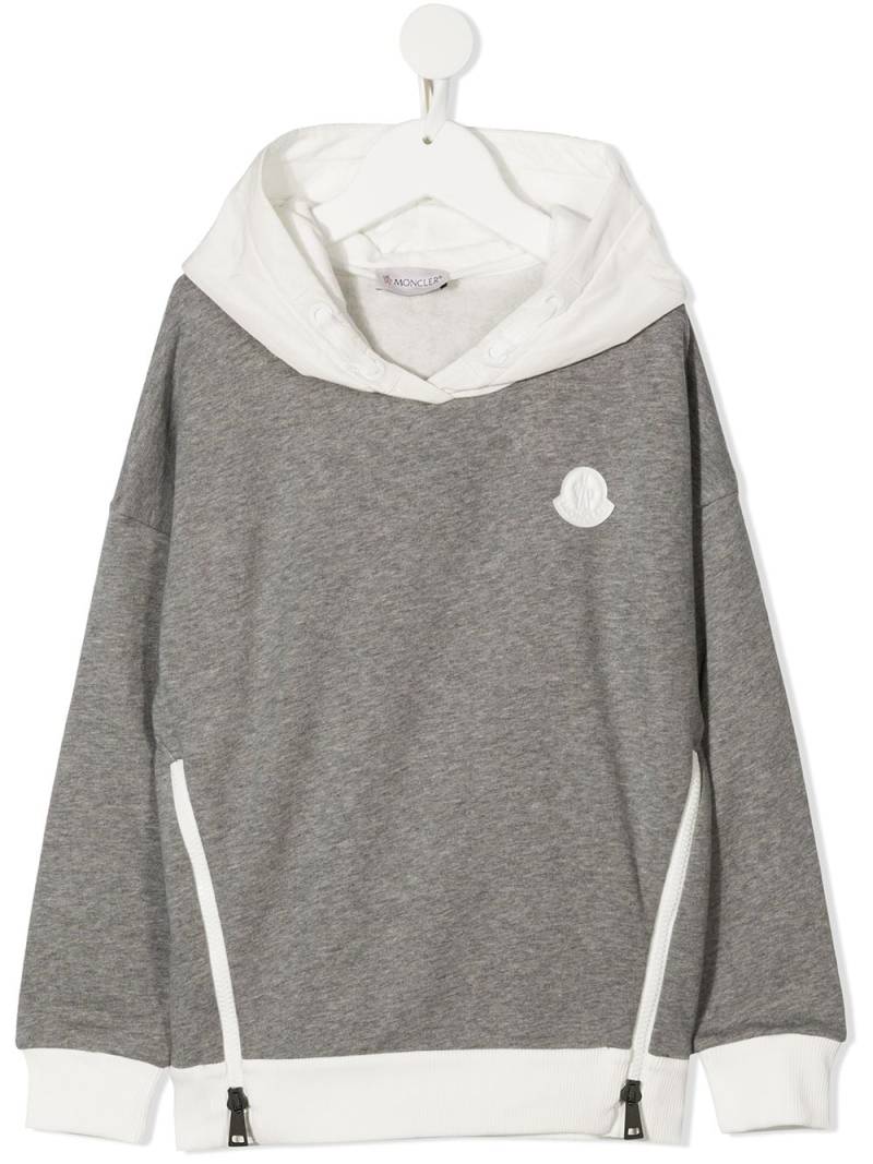 Moncler Enfant long sleeve sweatshirt - Grey von Moncler Enfant