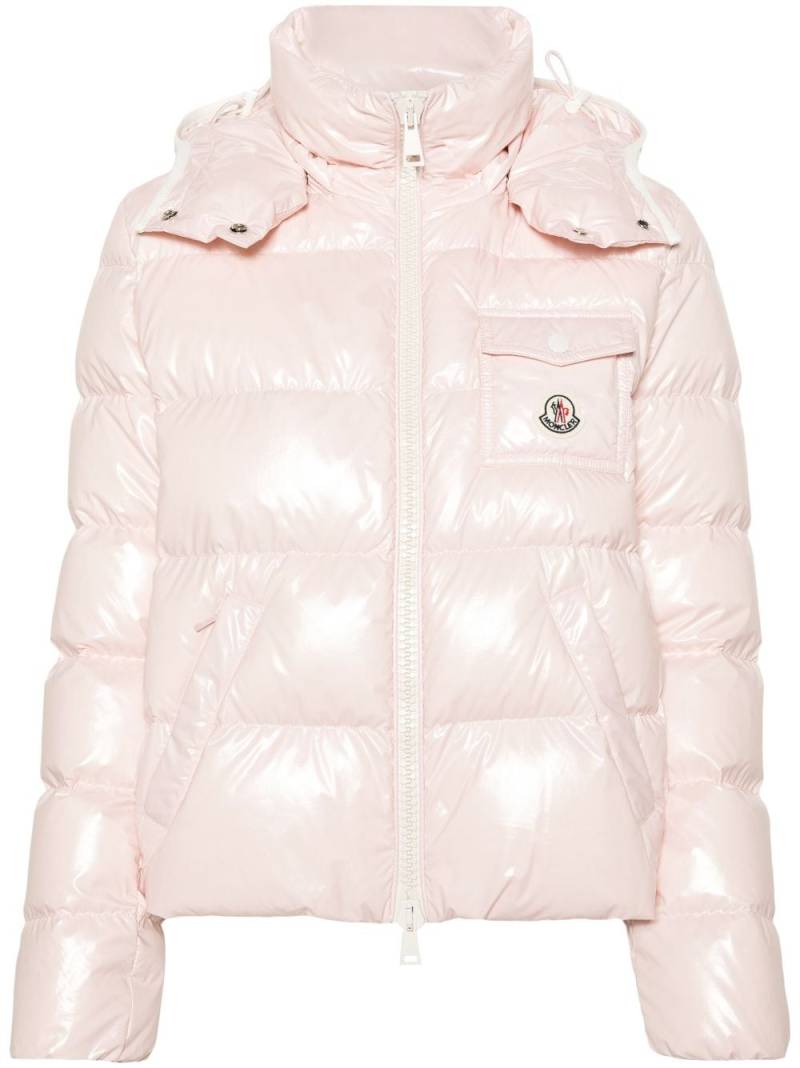 Moncler Andro hooded quilted jacket - Pink von Moncler