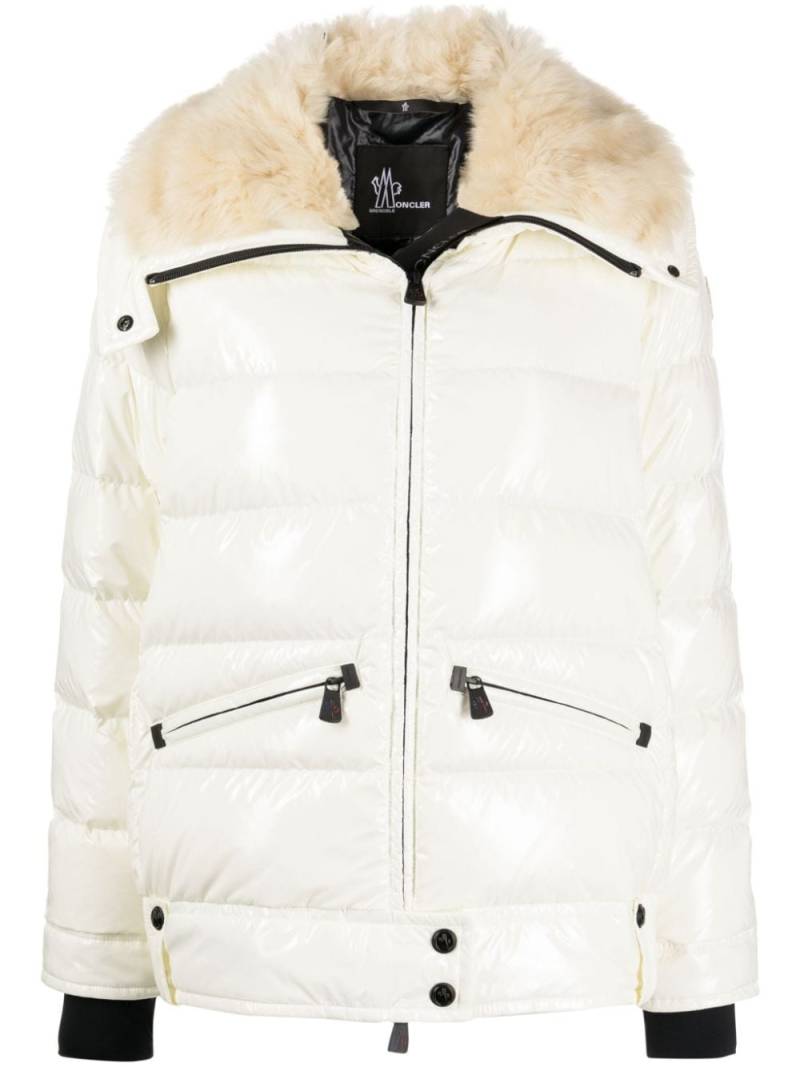 Moncler Arabba quilted puffer jacket - White von Moncler