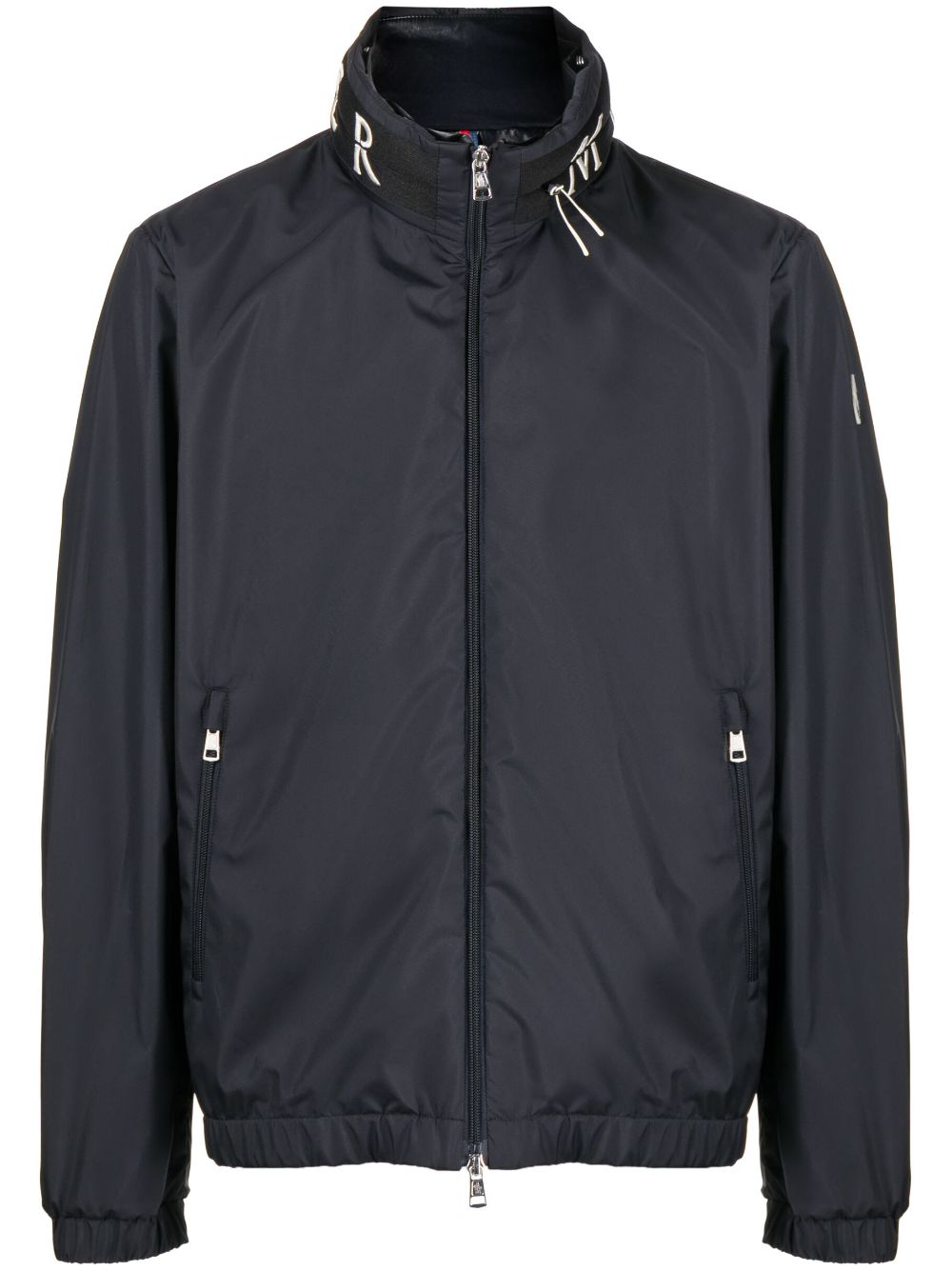 Moncler Beid concealed-hood zip-upjacket - Blue von Moncler