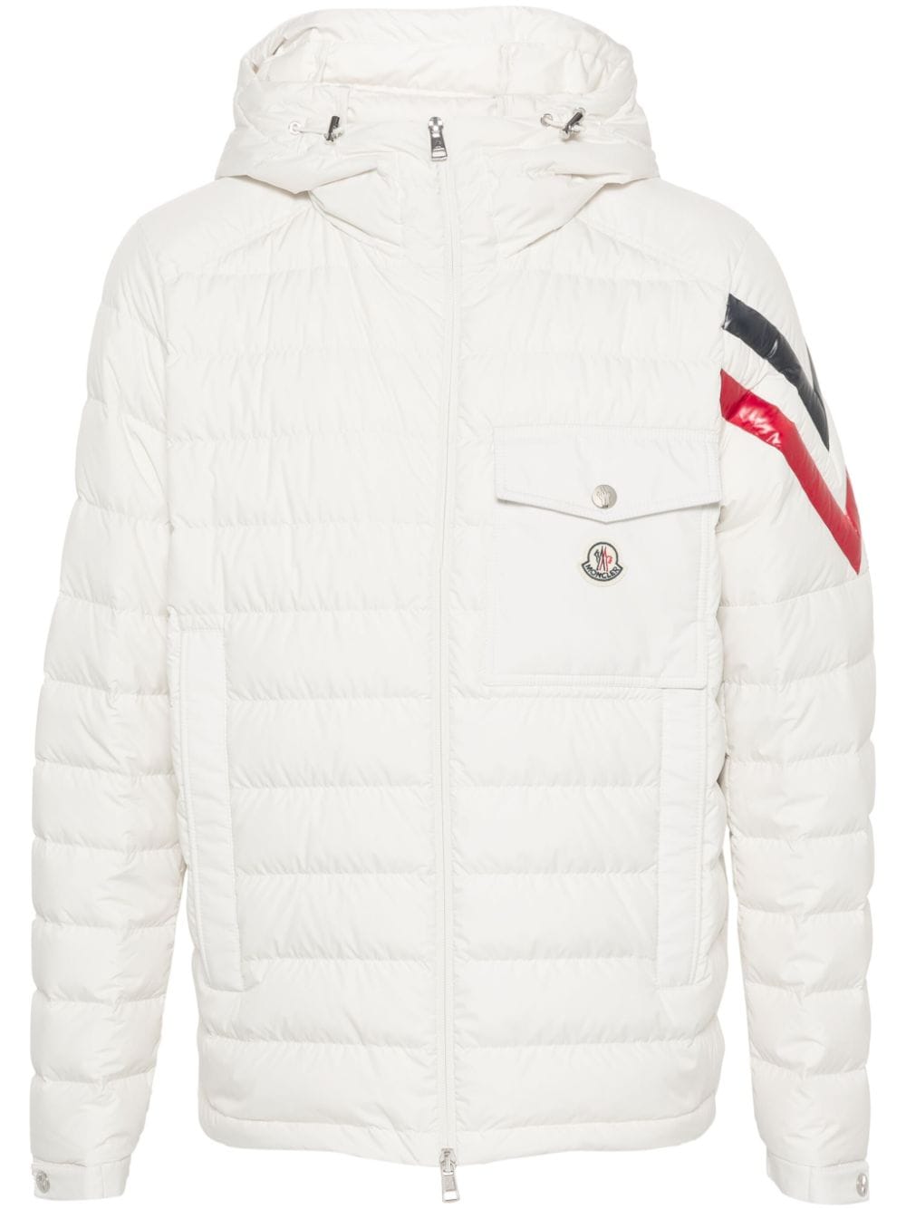 Moncler Berard quilted hooded jacket - Neutrals von Moncler