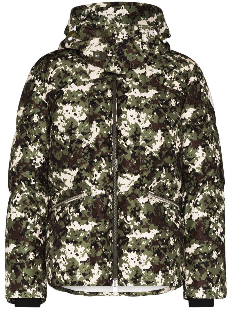 Moncler Blanc camouflage-print down jacket - White von Moncler