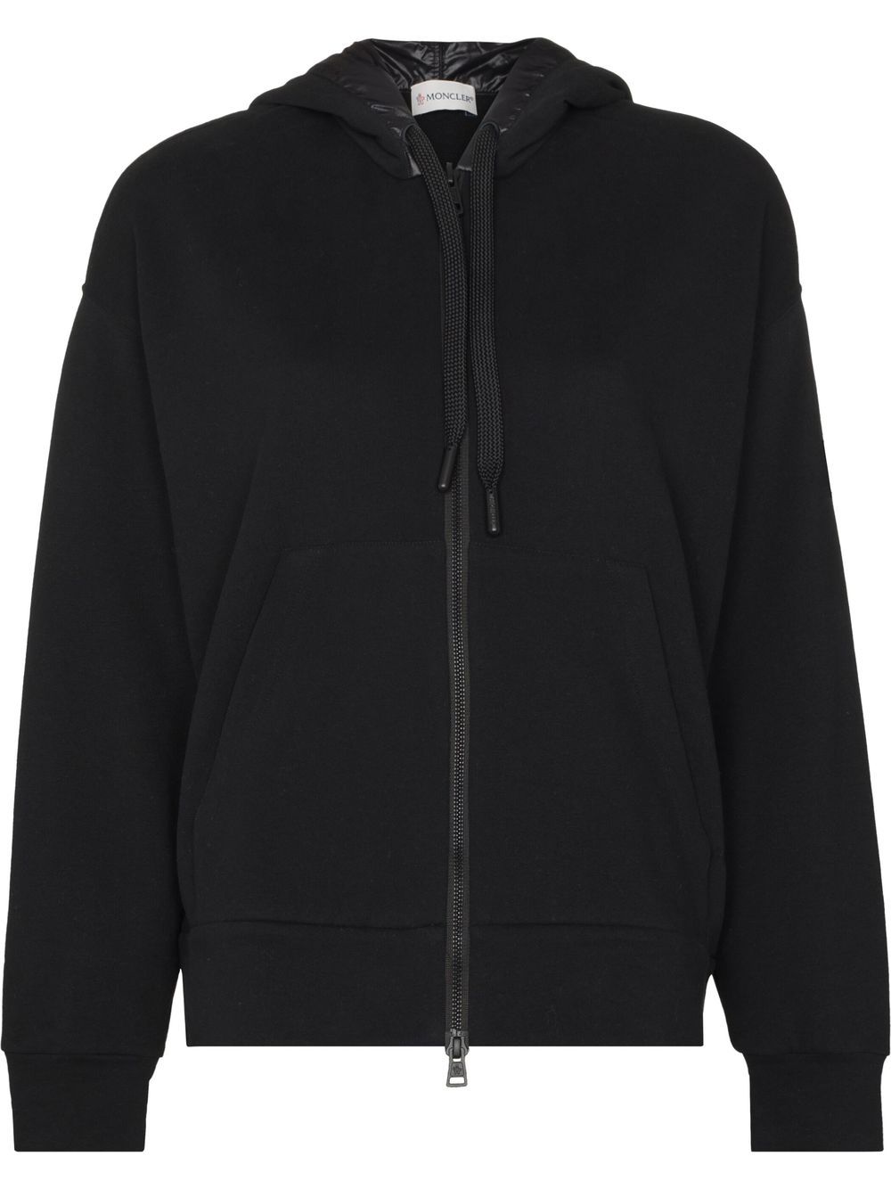 Moncler Born to Protect-print hoodie - Black von Moncler