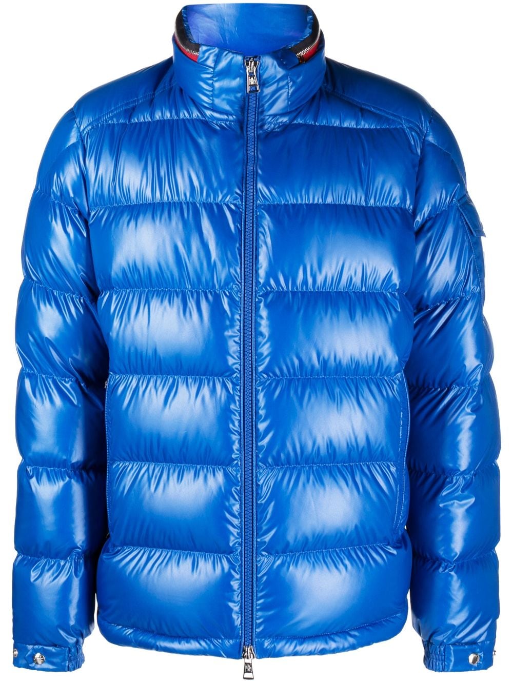 Moncler Bourne padded zip-up jacket - Blue von Moncler