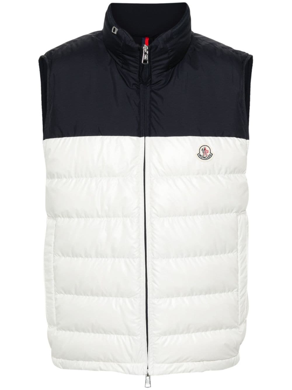 Moncler Cerces padded gilet - White von Moncler