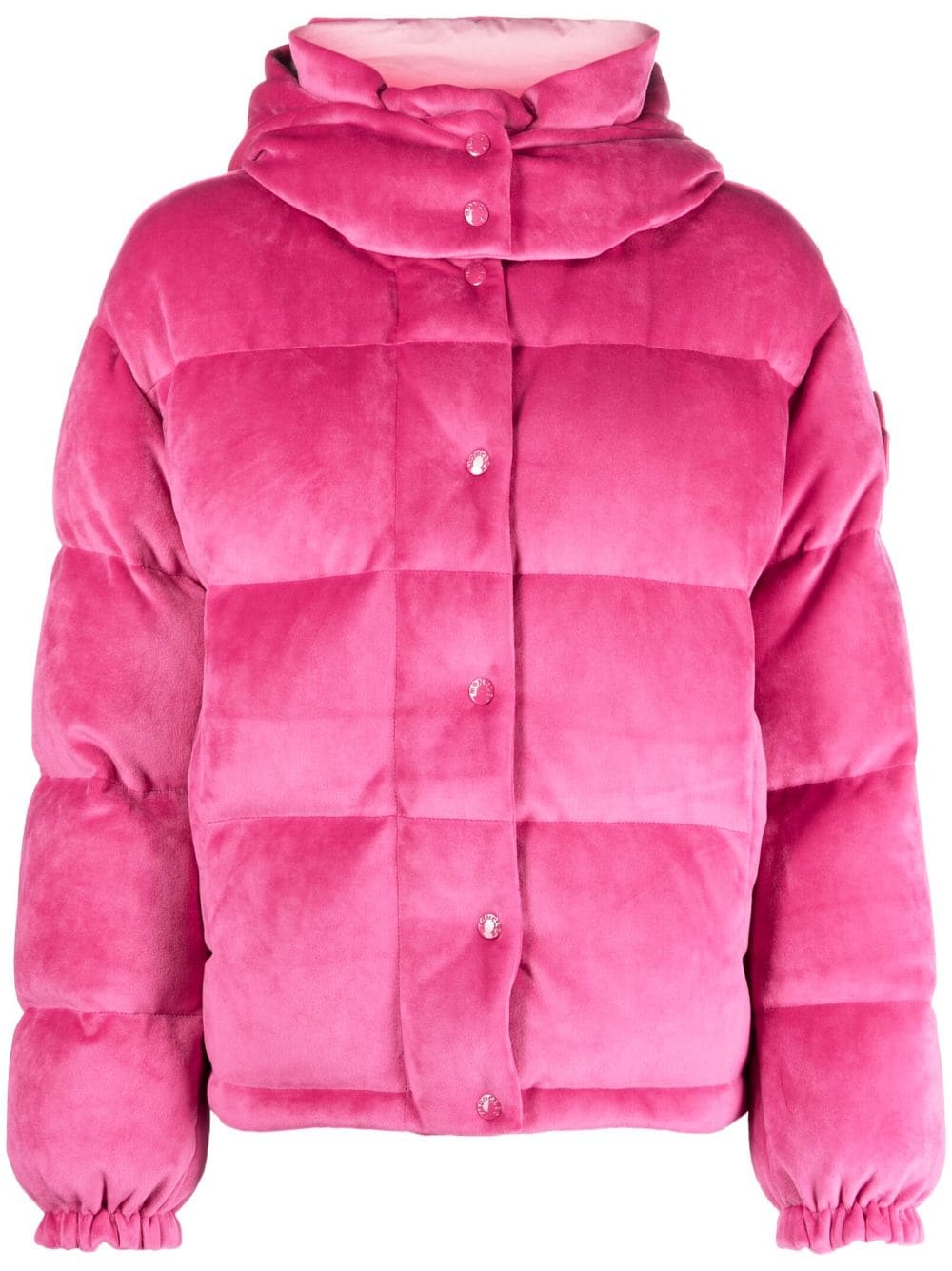 Moncler Daos chenille puffer jacket - Pink von Moncler