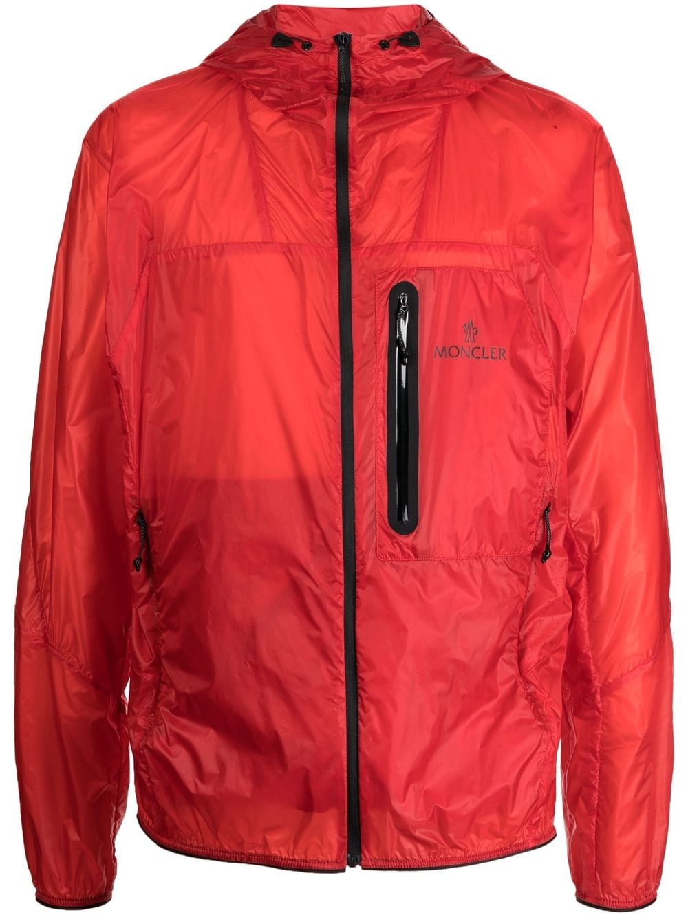 Moncler Diadem hooded windbreaker - Red von Moncler