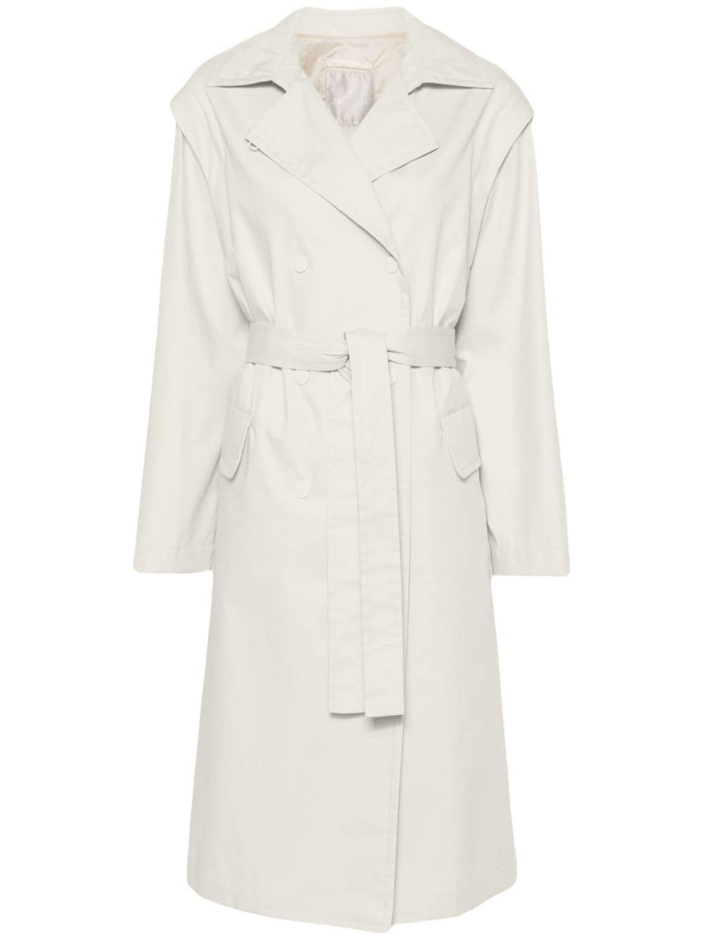 Moncler Elyme poplin trench coat - Neutrals von Moncler