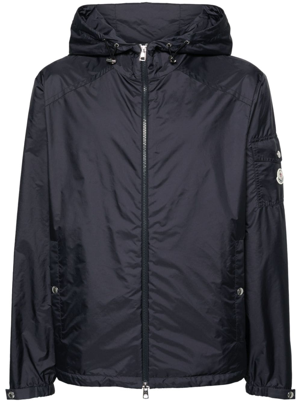 Moncler Etiache logo-patch jacket - Blue von Moncler