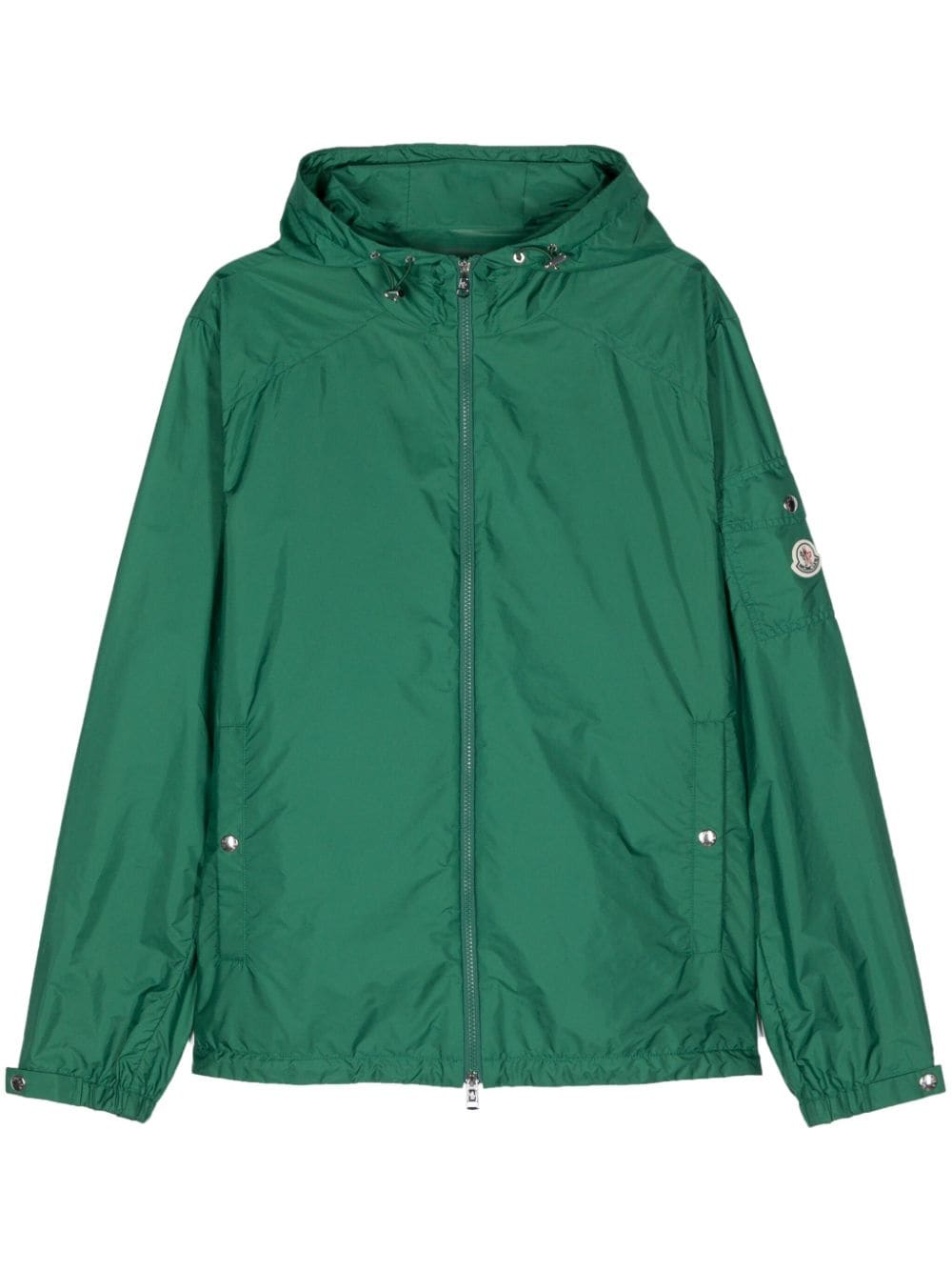 Moncler Etiache logo-patch jacket - Green von Moncler