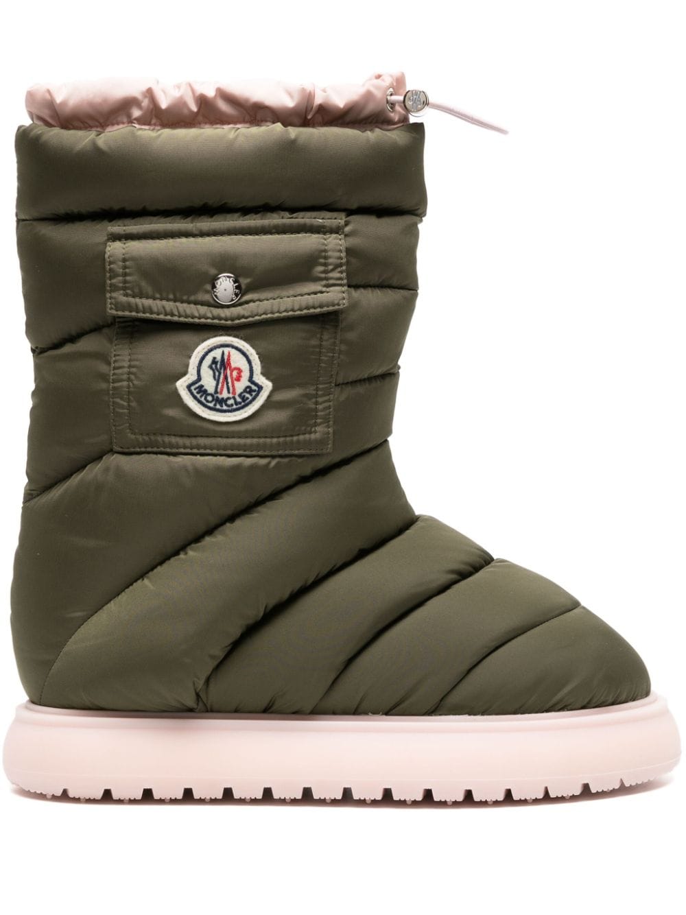 Moncler Gaia Pocket padded snow boots - Green von Moncler