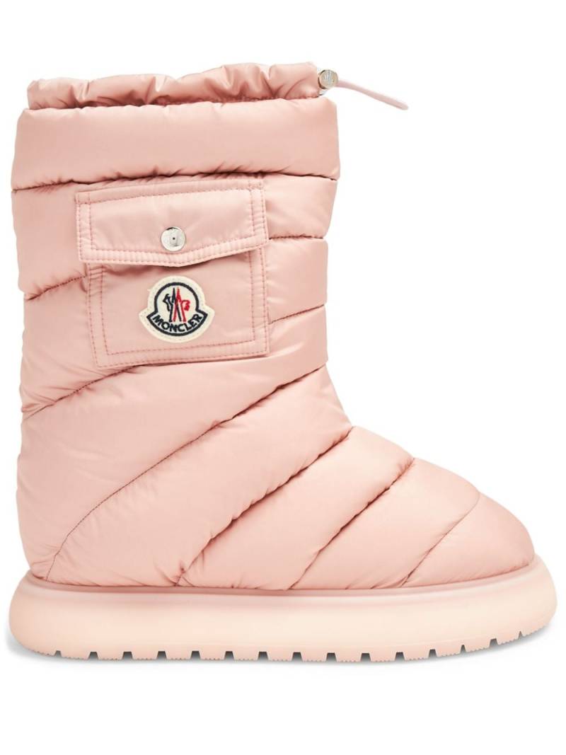 Moncler Gaia Pocket padded snow boots - Pink von Moncler