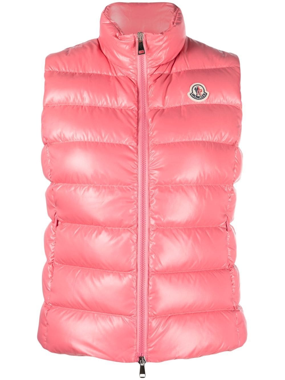 Moncler Ghany padded down gilet - Pink von Moncler