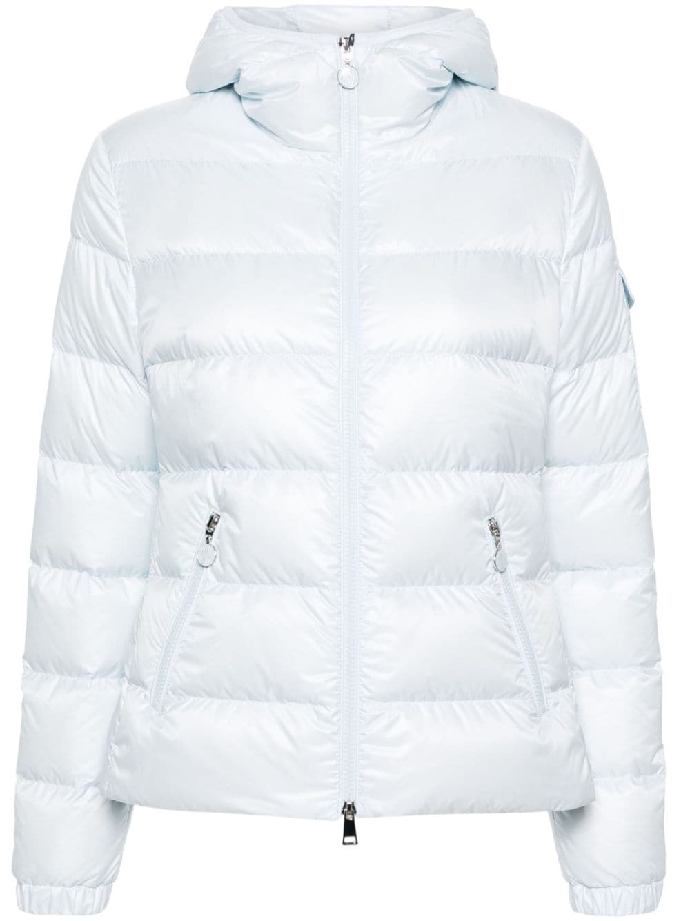 Moncler Gles quilted hooded jacket - Blue von Moncler