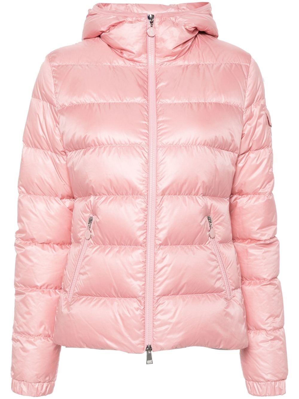 Moncler Gles hooded puffer jacket - Pink von Moncler