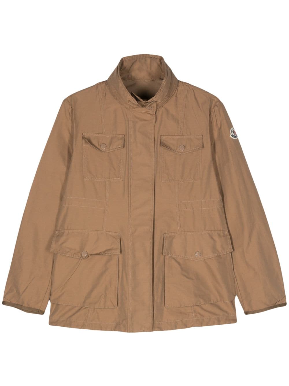 Moncler Ilo concealed-hood jacket - Brown von Moncler