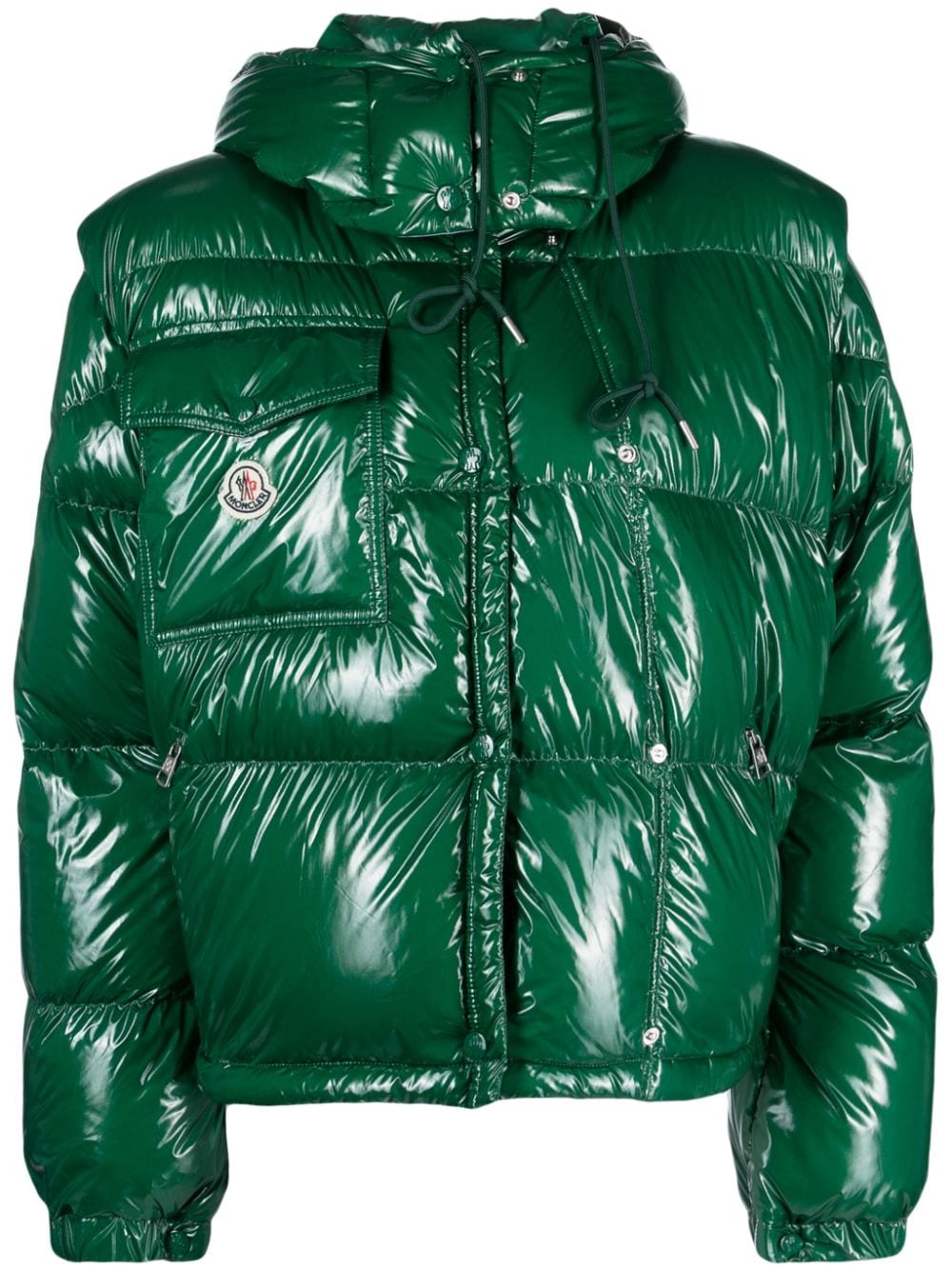 Moncler Karakorum convertible down jacket - Green von Moncler