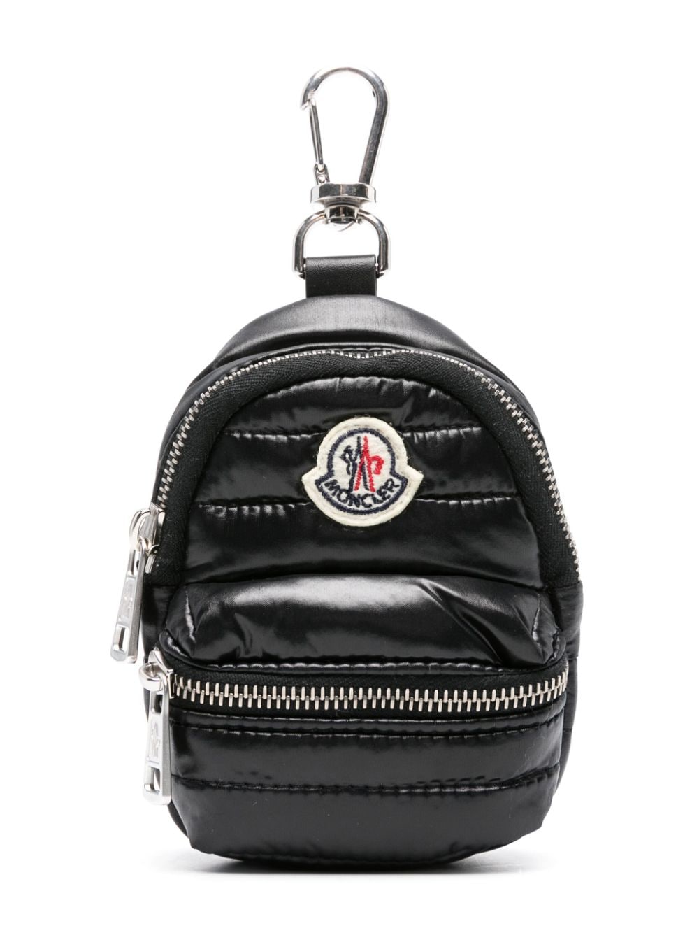 Moncler Kilia backpack keyring - Black von Moncler