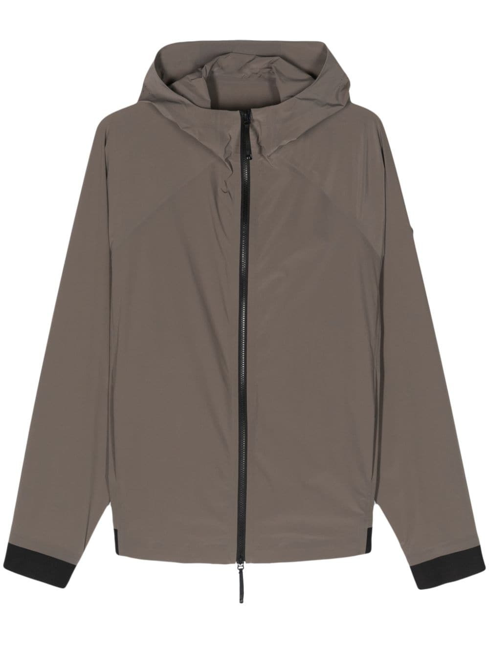 Moncler Kurz lightweight windbreaker - Grey von Moncler