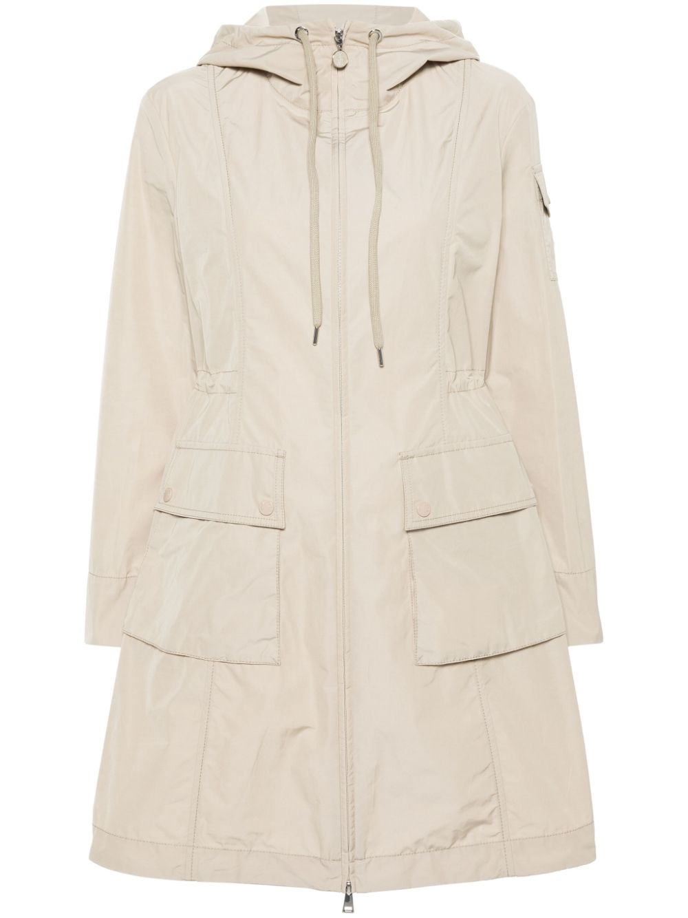 Moncler Laerte parka coat - Neutrals von Moncler