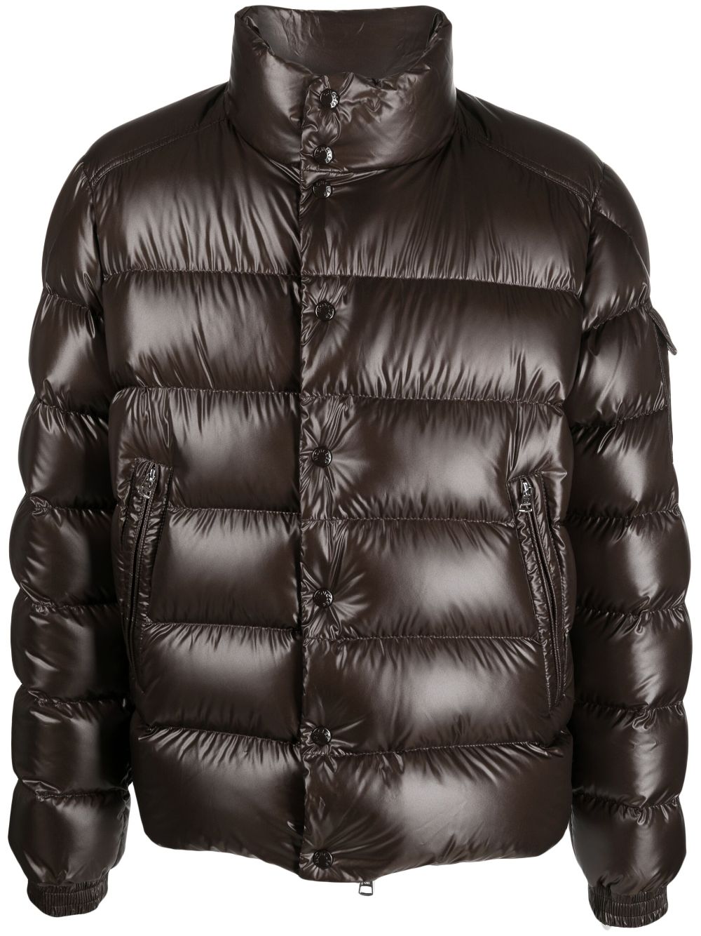 Moncler Lule down puffer jacket - Brown von Moncler