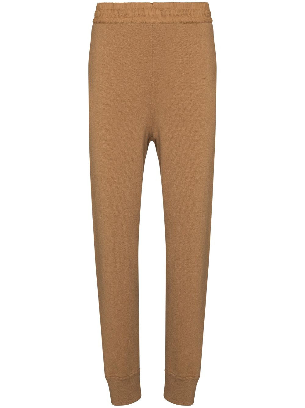 Moncler knitted high-waisted track pants - Neutrals von Moncler