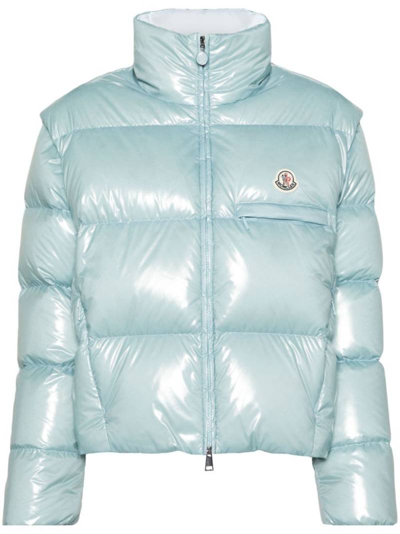 Moncler Almo quilted puffer jacket - Blue von Moncler
