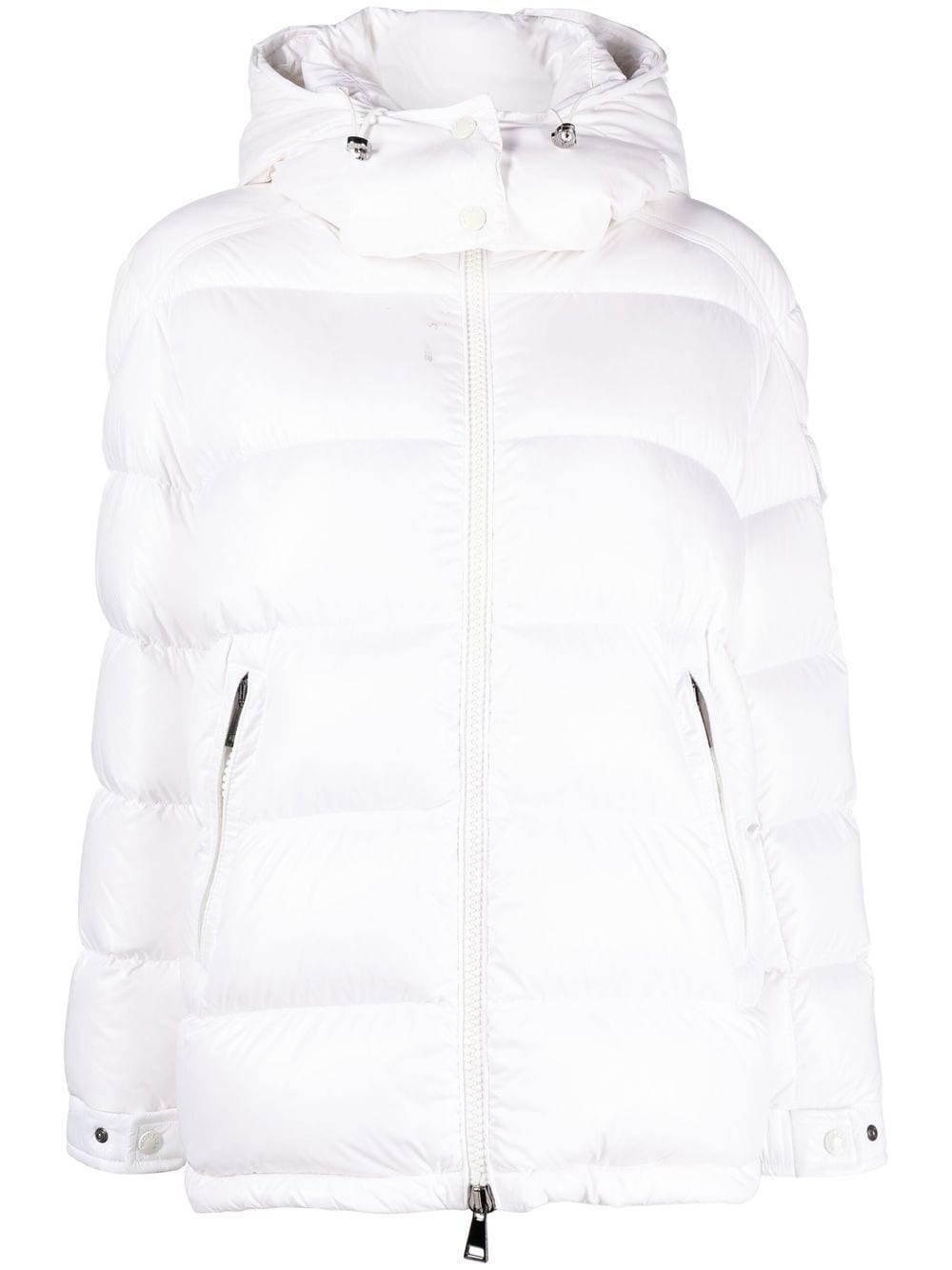 Moncler Maire quilted hooded jacket - White von Moncler