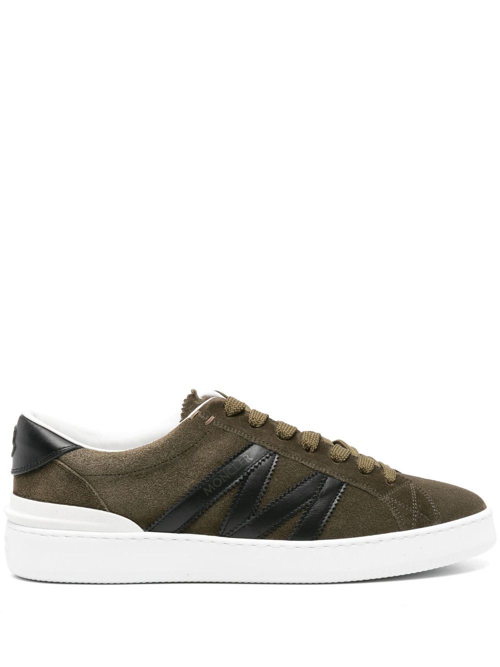 Moncler Monaco M suede sneakers - Green von Moncler