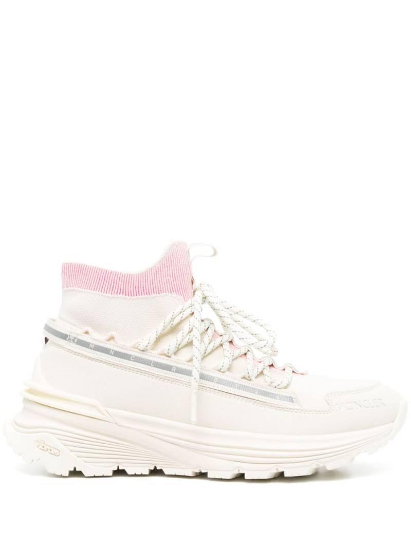 Moncler Monte runner lace-up sneakers - Pink von Moncler