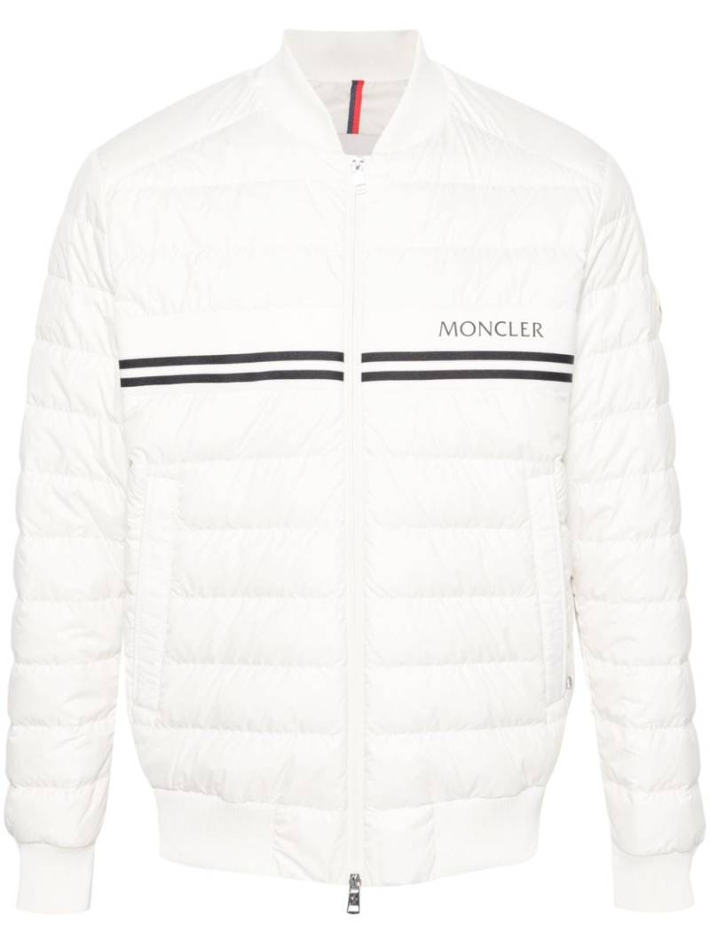 Moncler Mounier padded bomber jacket - White von Moncler