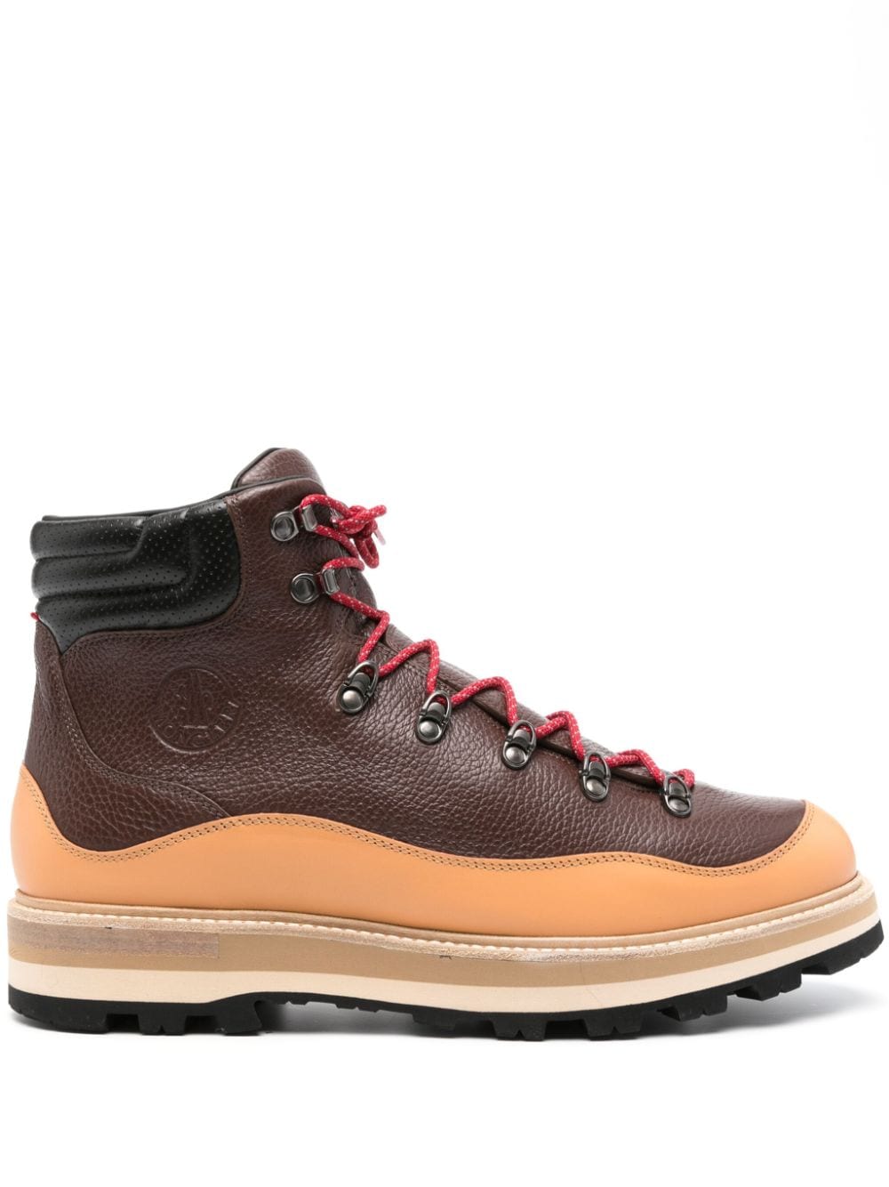 Moncler Peka Trek leather hiking boots - Brown von Moncler