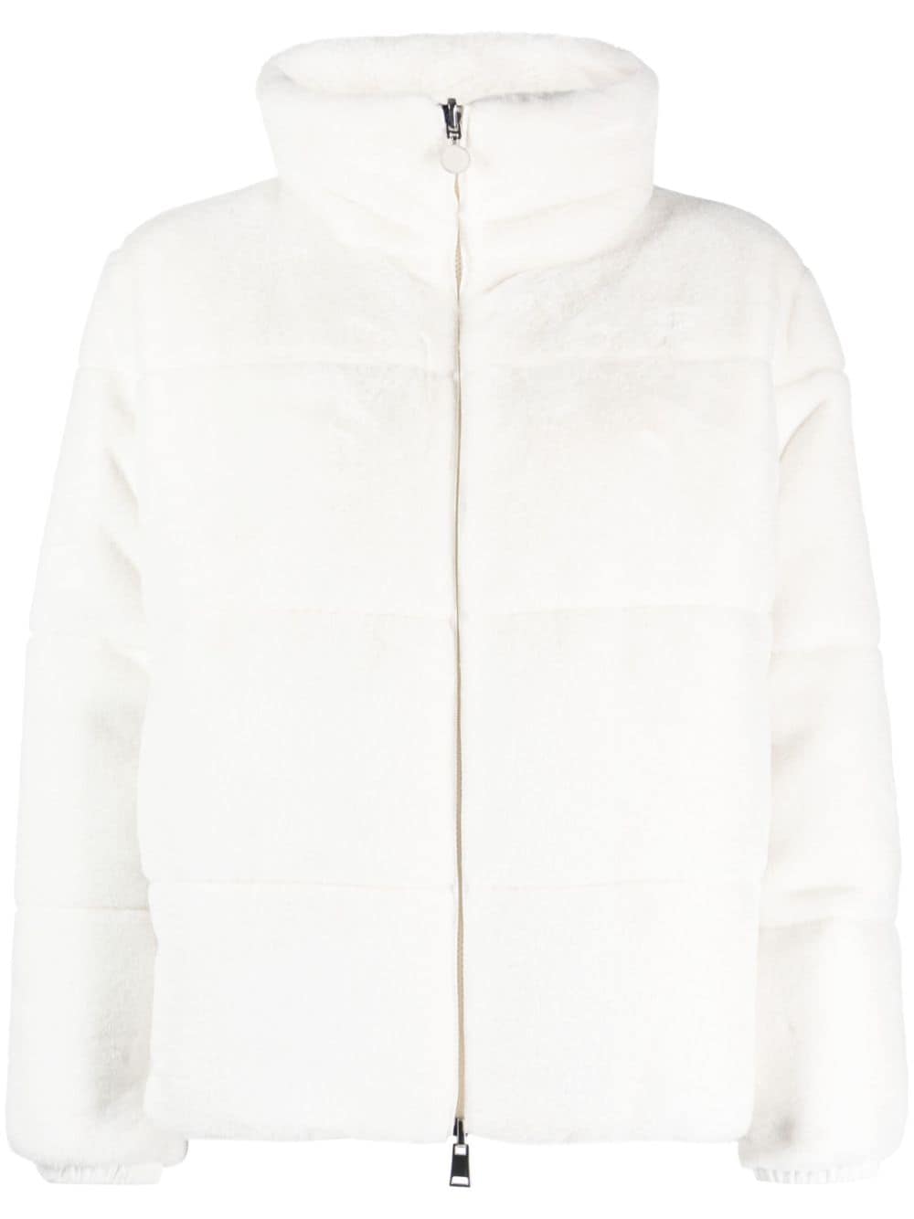 Moncler Pluvier faux-fur jacket - White von Moncler