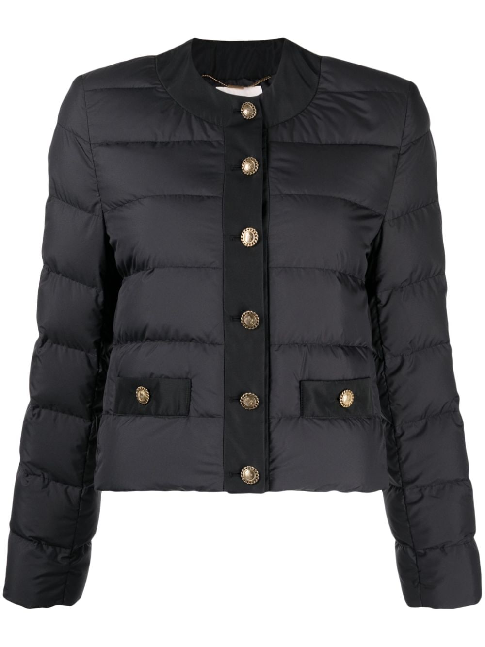 Moncler Salouen padded-design jacket - Black von Moncler